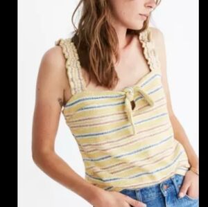 Textured and thread madewell tank top